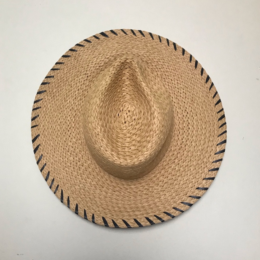 Wide Brim Woven Hat